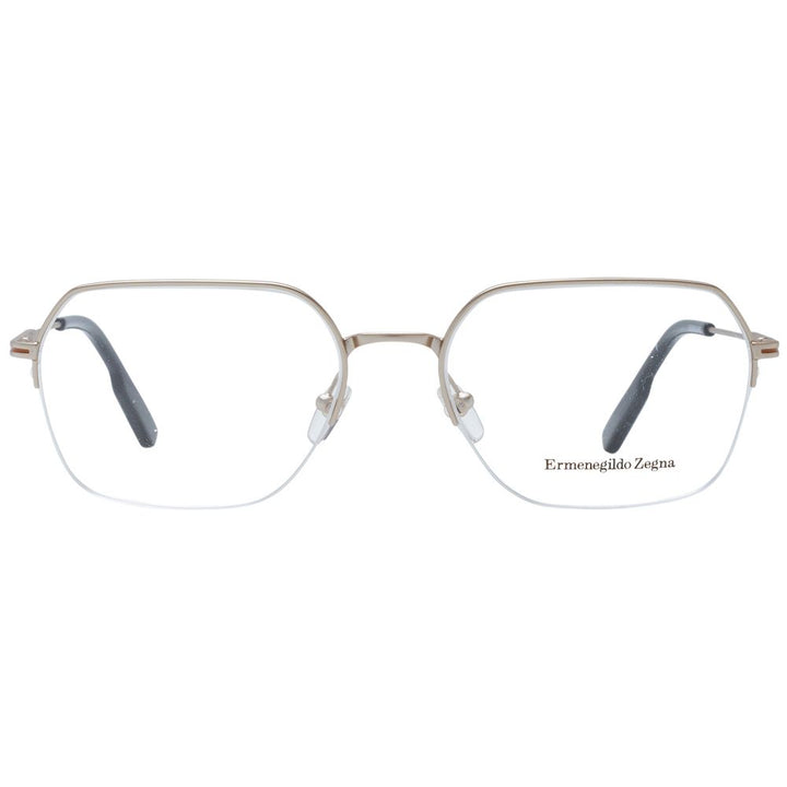 Ermenegildo Zegna Silver Metal Glasses (Frames)