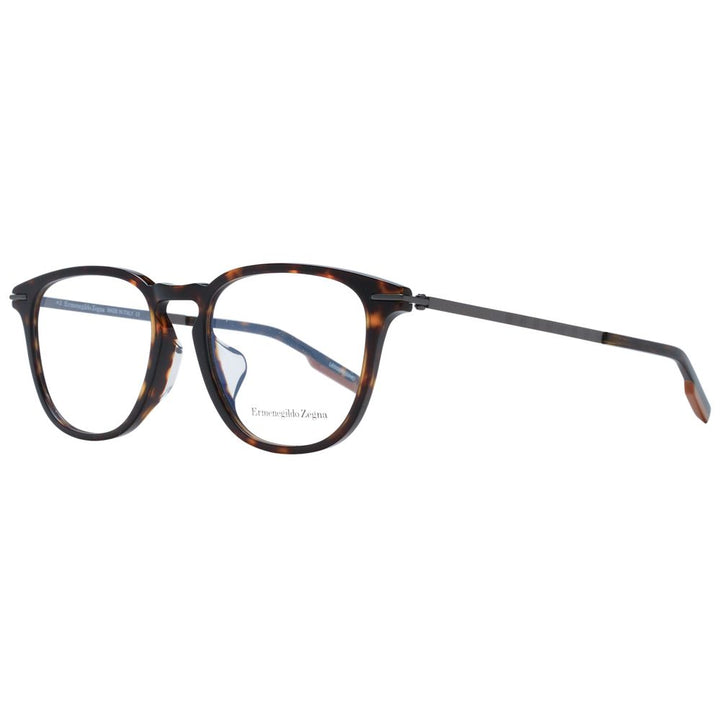 Ermenegildo Zegna Brown Plastic Glasses (Frames)