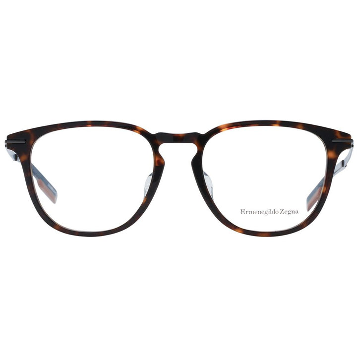 Ermenegildo Zegna Brown Plastic Glasses (Frames)