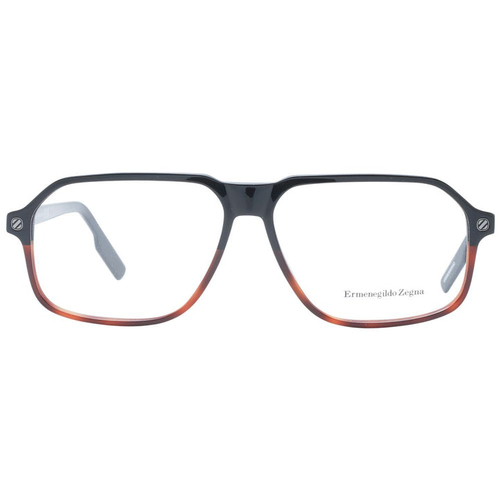 Ermenegildo Zegna Black Plastic Glasses (Frames)