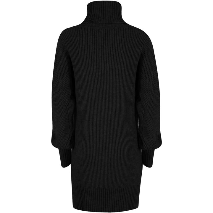 Yes Zee Black Marabou Women Dress