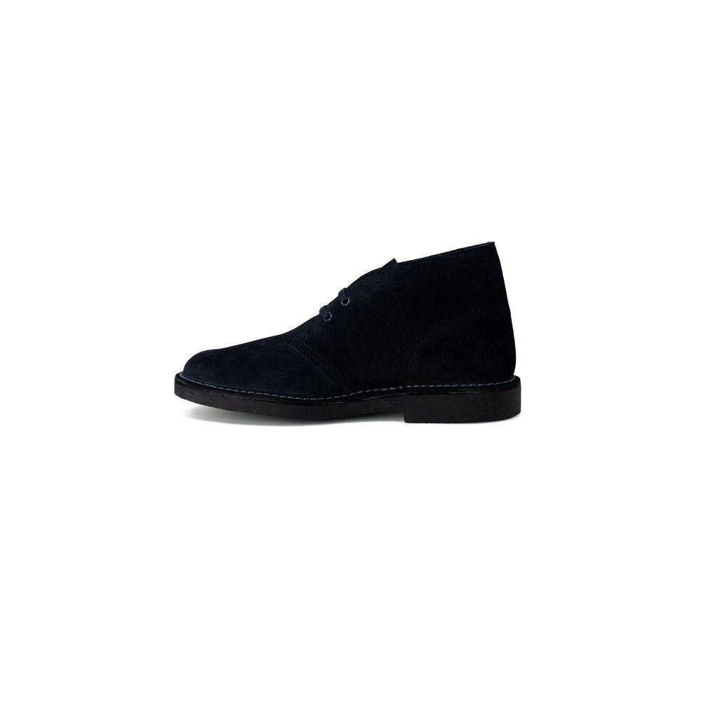 Clarks Blue Leather Ankle Boots