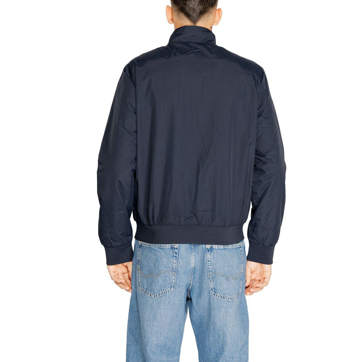 EA7 Emporio Armani Blue Polyamide Jackets And Coat