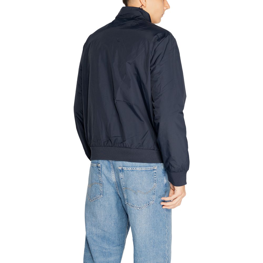 EA7 Emporio Armani Blue Polyamide Jackets And Coat