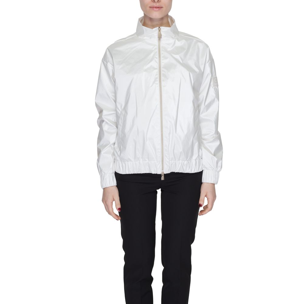 Suns White Polyester Shell Jacket