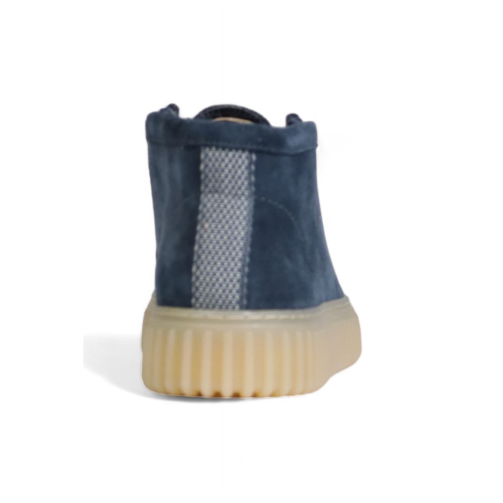Clarks Blue Suede Leather Oxfords And Derby