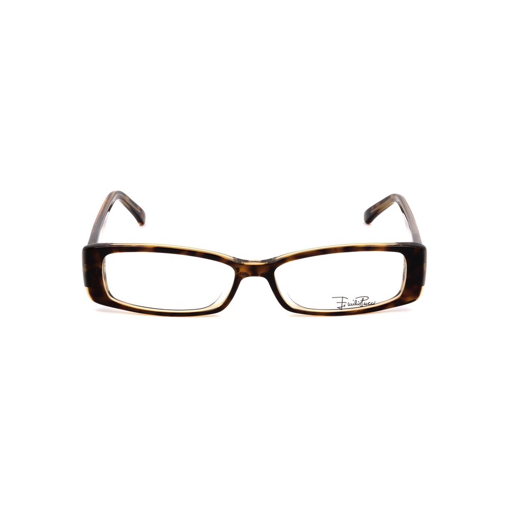 Emilio Pucci Orange Plastic Glasses (Frames)