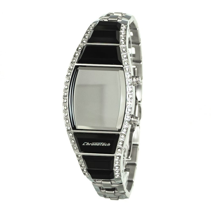 Chronotech Silver Stainless Steel Digital Watch