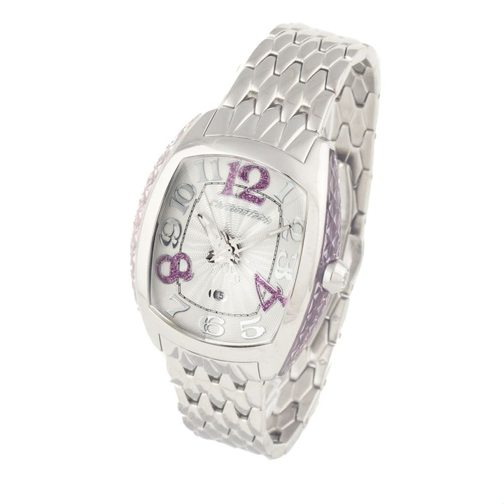 Chronotech Silver Stainless Steel Dress Watch