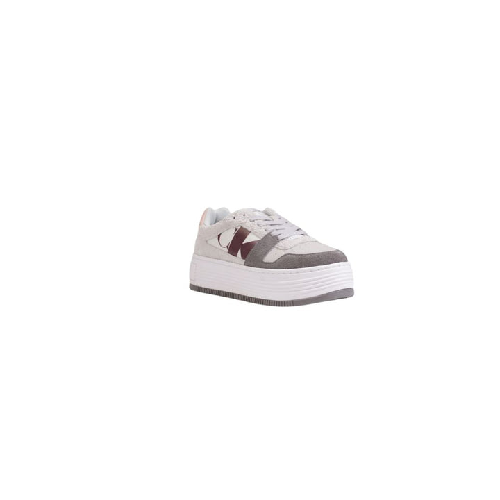 Calvin Klein Jeans Gray Leather Sneaker