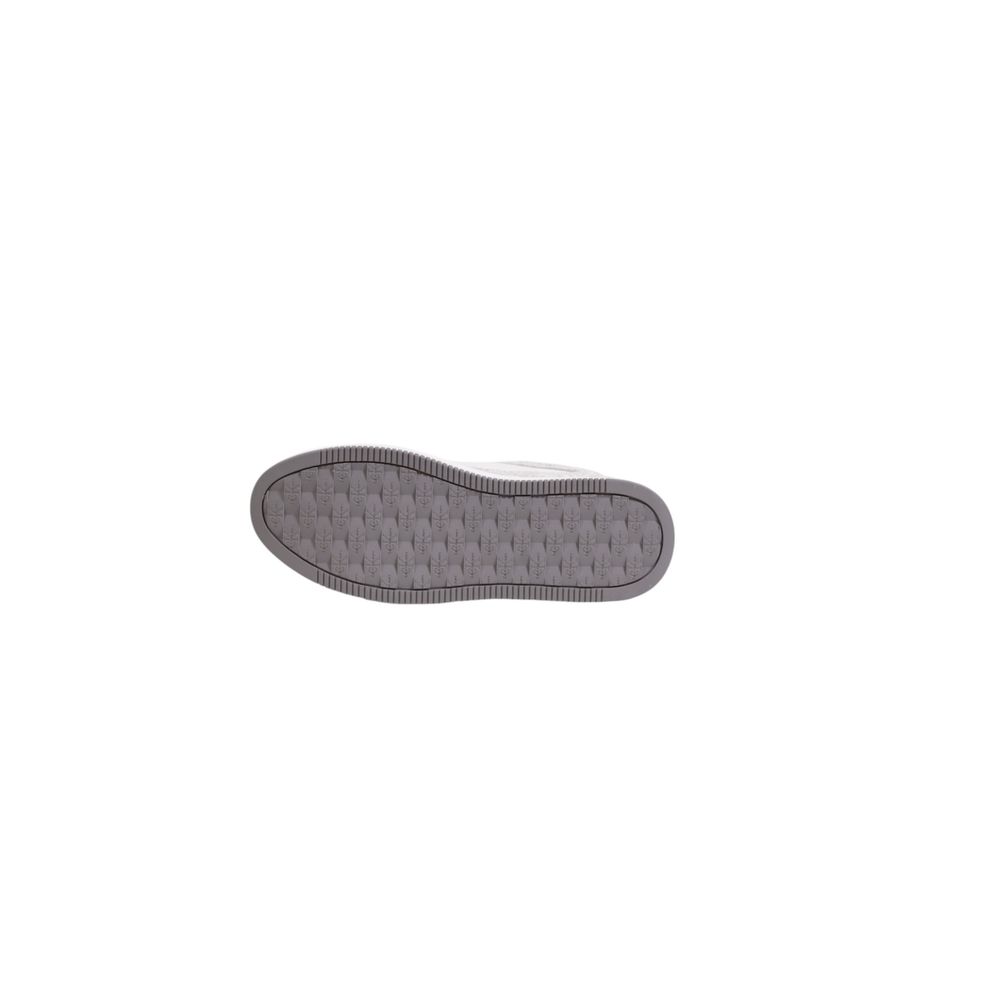 Calvin Klein Jeans Gray Leather Platform Sneakers