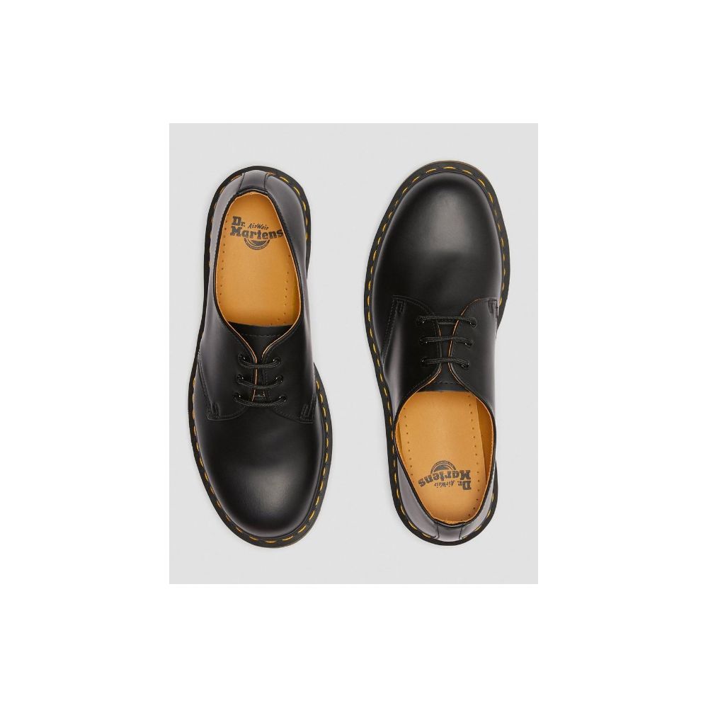 Dr. Martens Black Leather Platform Pumps