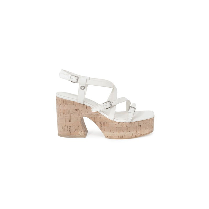 Guess Beige Leather High Heel Pumps