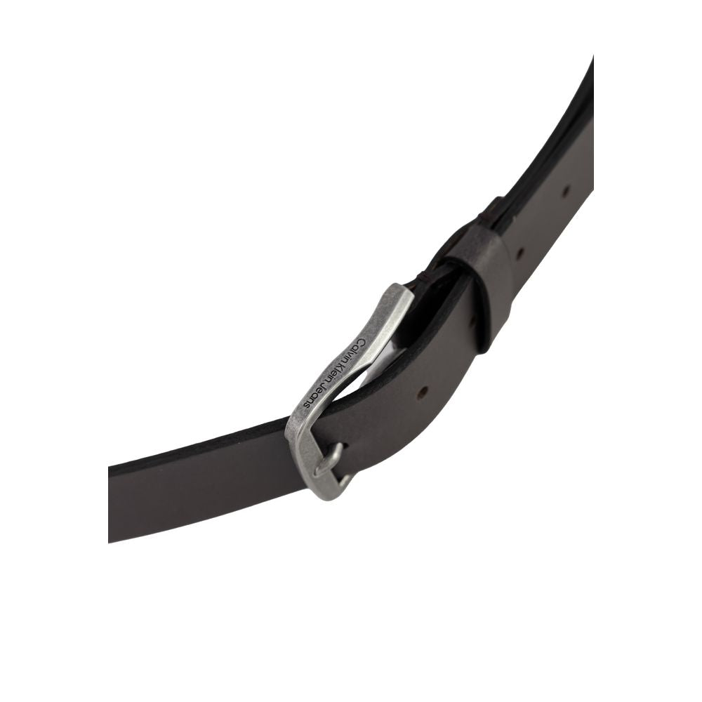 Calvin Klein Jeans Brown Leather Regular Belt