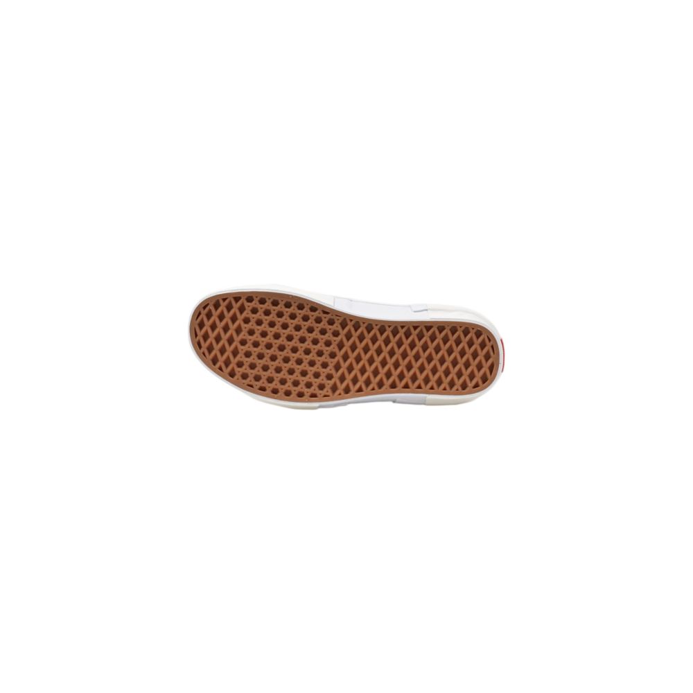 Vans Beige Leather High Top Sneakers