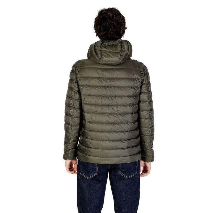 Gianni Lupo Bicolor Polyamide Coat