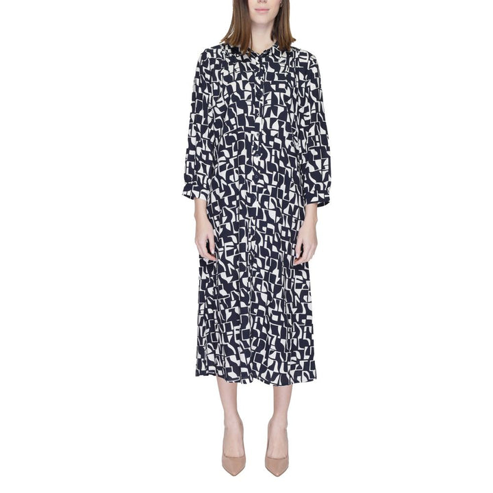Street One Blue Viscose Long