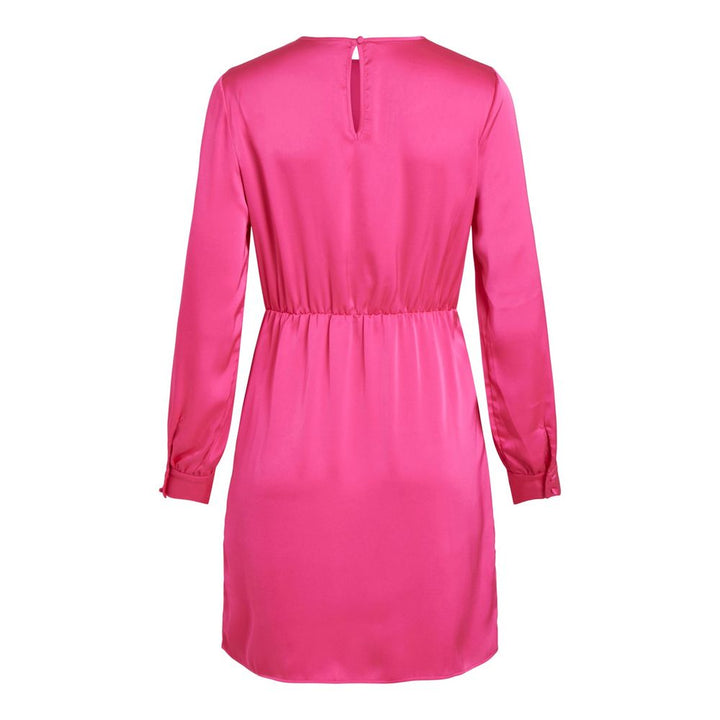 Vila Clothes Pink Polyester Short