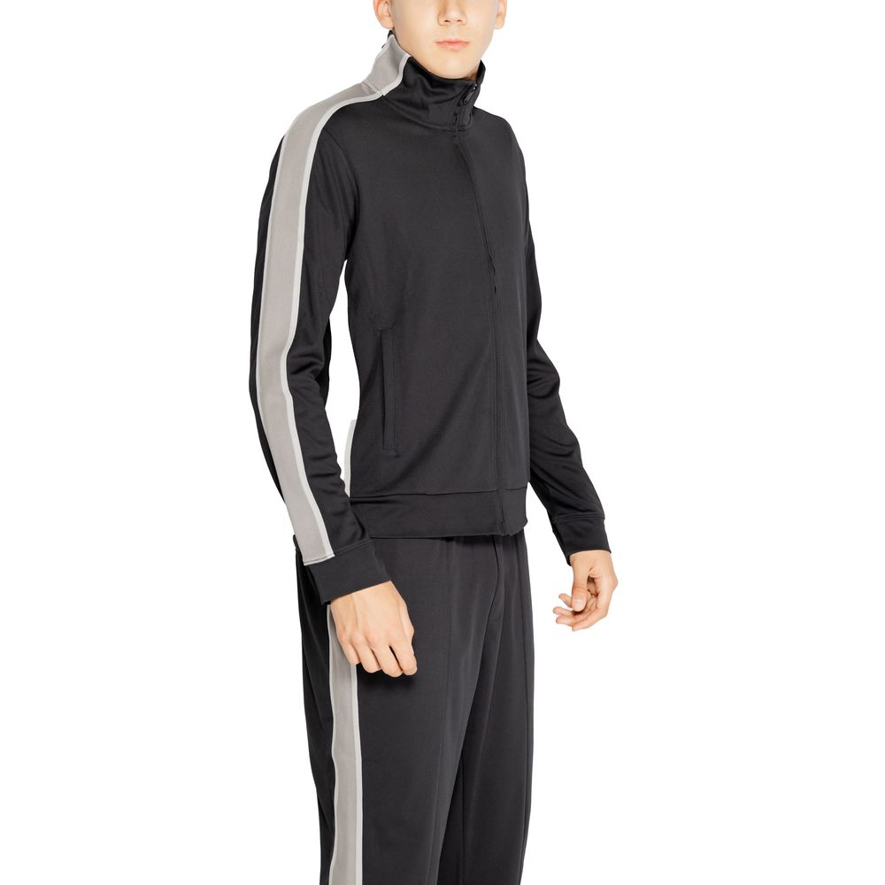 Calvin Klein Sport Black Recycled Polyester Sweatshirt