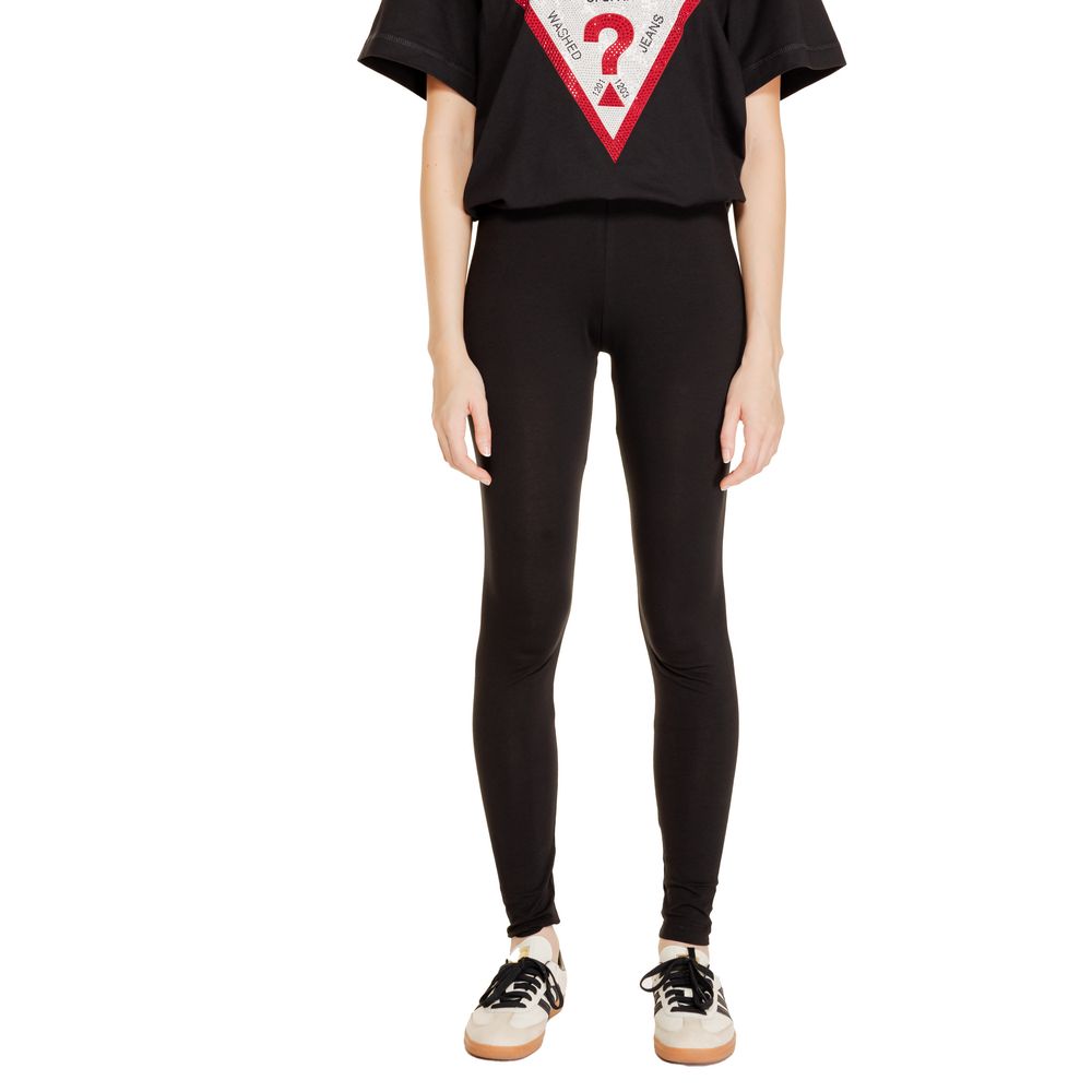 Jacqueline De Yong Black Cotton Leggings