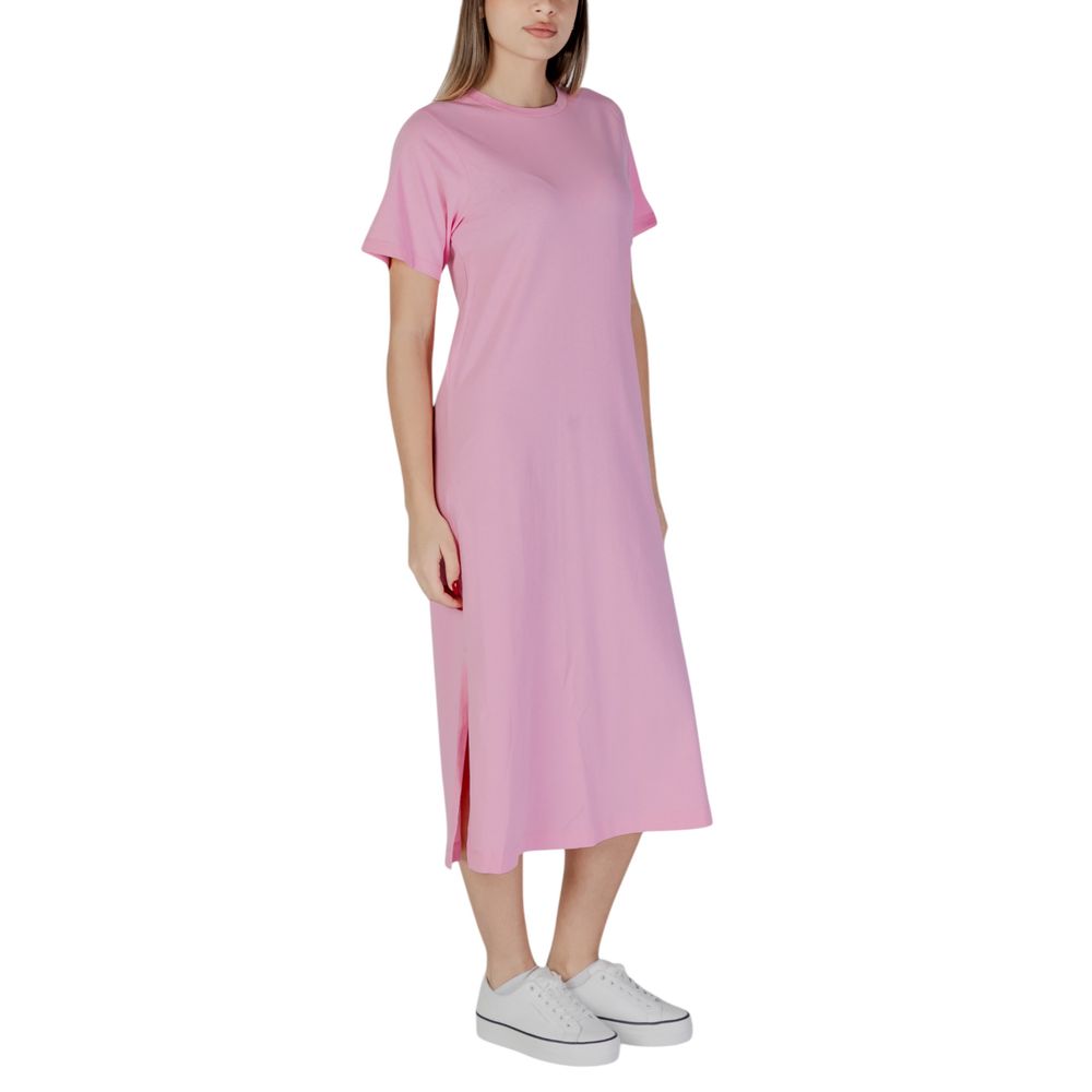 B.Young Multicolor Cotton Midi Dress