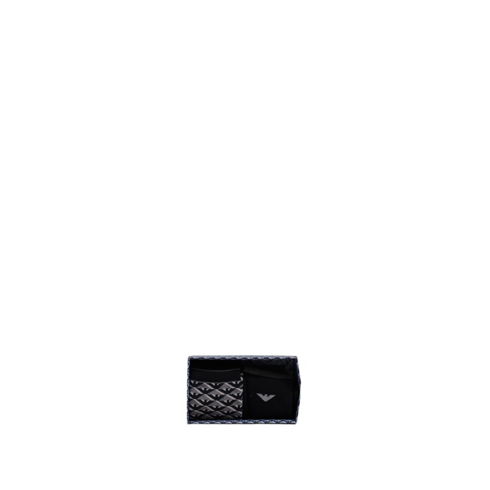 Emporio Armani Underwear Gray Cotton Socks