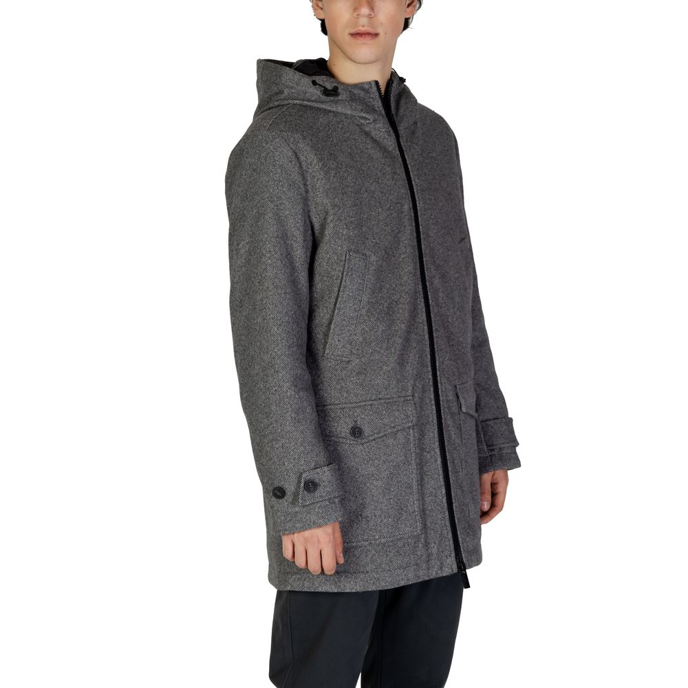 Hamaki-Ho Gray Polyester Coat