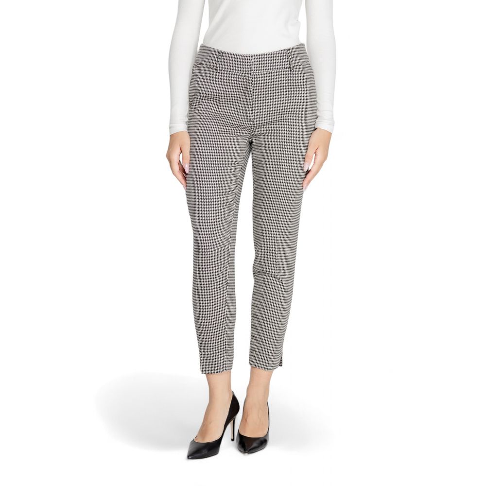 Only Black Polyester Casual Pants