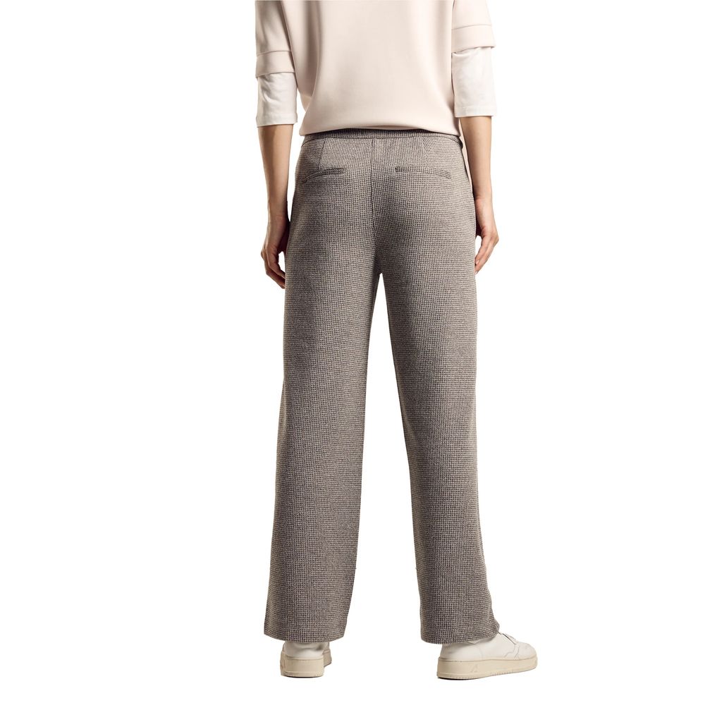Street One Black Viscose Casual Pants