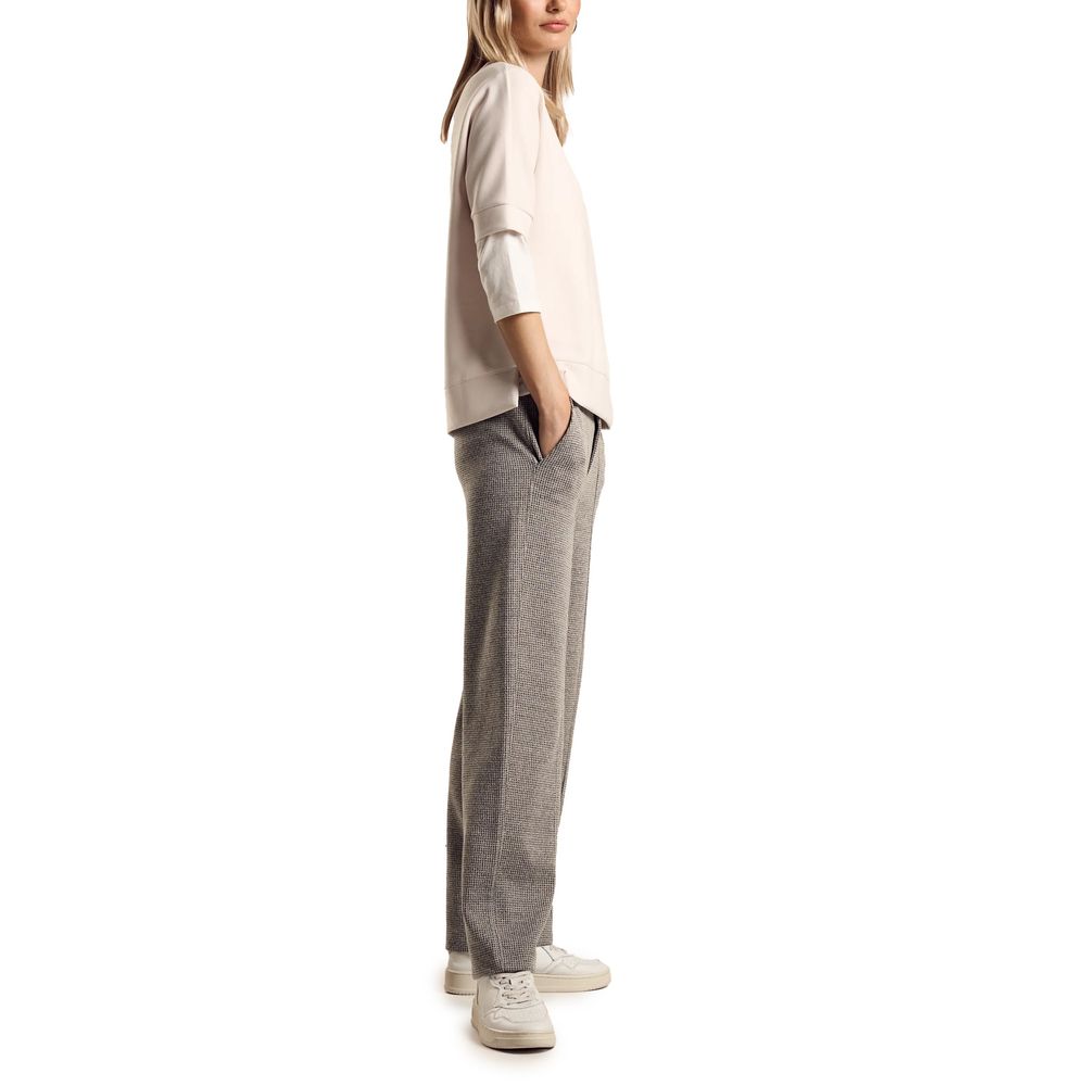 Street One Black Viscose Casual Pants