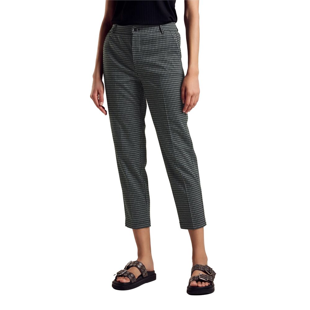 Street One Green Polyester Chino Pants
