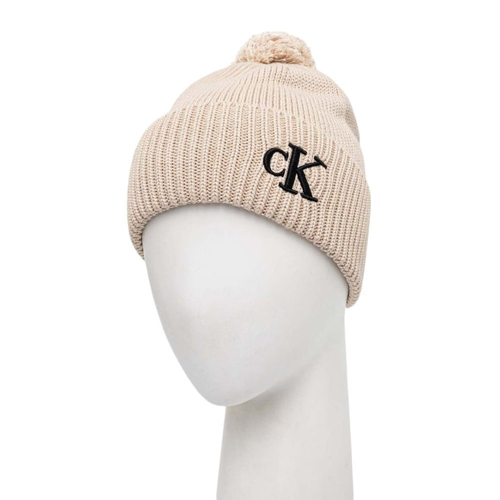 Calvin Klein Beige Cotton Caps Baseball Hat