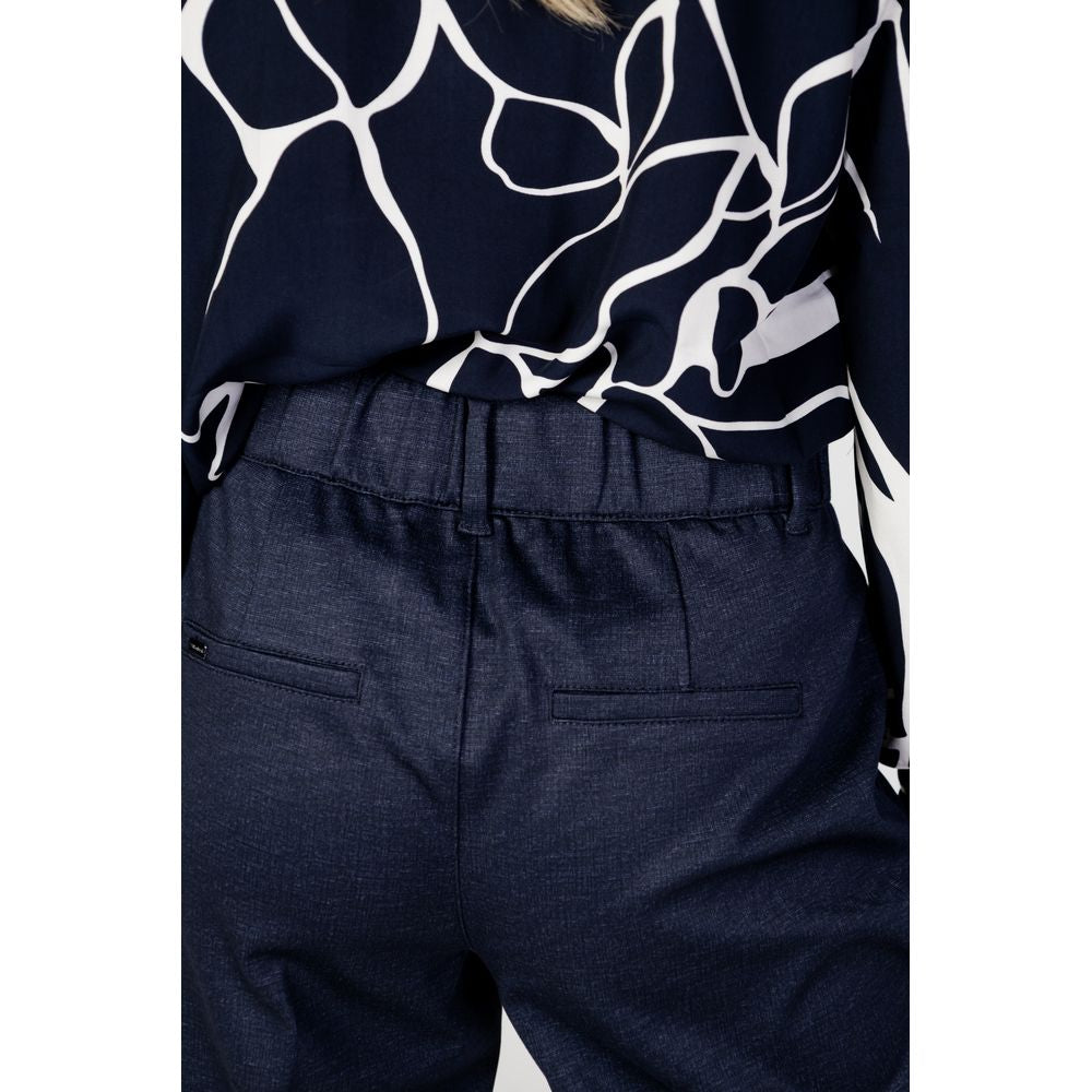 Street One Blue Viscose Pant