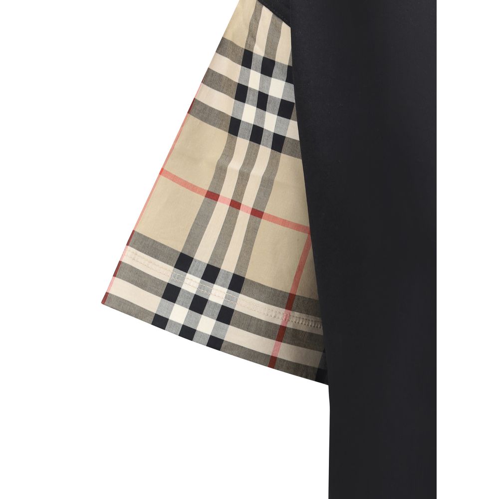 Burberry Black Cotton T-Shirt