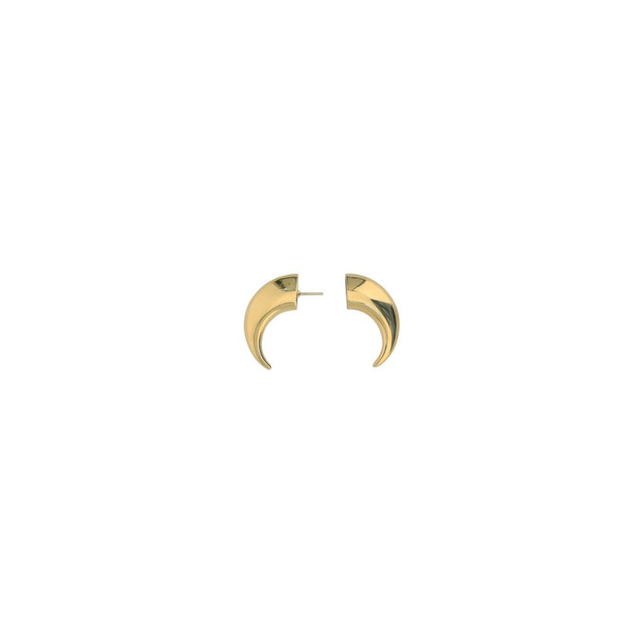 Marine Serre Gold Brass Earrings