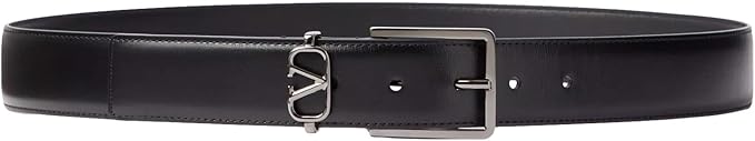 Valentino MINI VLOGO SIGNATURE CALFSKIN Men's BELT 90IT-36US