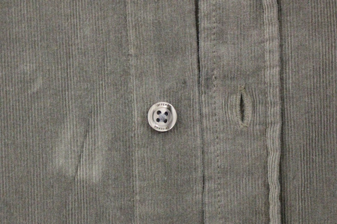 GF Ferre Green Button Front Cotton Casual Shirt