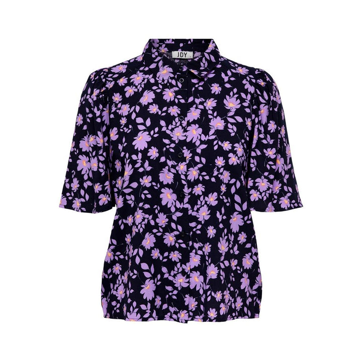 Jacqueline De Yong Purple Viscose Shortsleeve