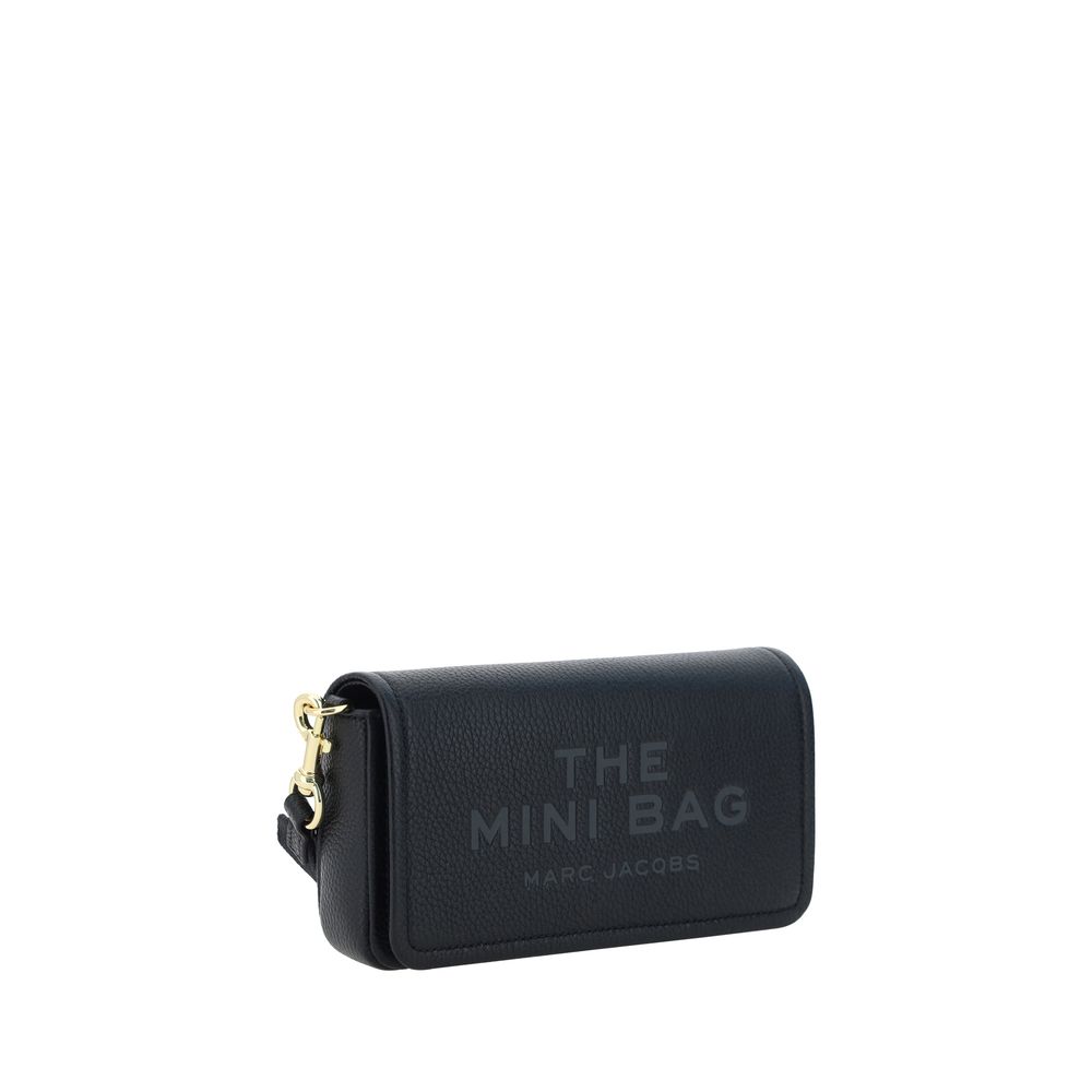 Marc Jacobs Black Calf Leather Bos Taurus Shoulder Bag