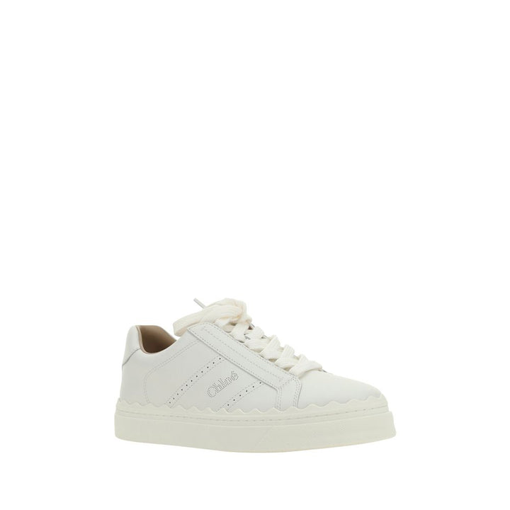 Chloé White Leather Sneakers