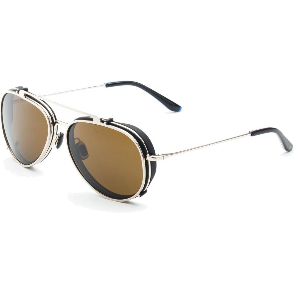 Vuarnet Brown Stainless Steel Glasses (Frames)