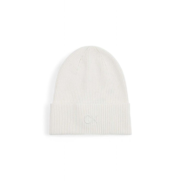 Calvin Klein White Organic Cotton Caps Baseball Hat