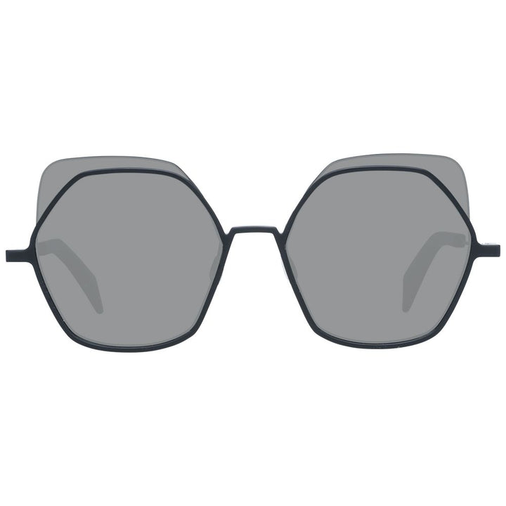 Yohji Yamamoto Black Metal & Plastic Sunglasses