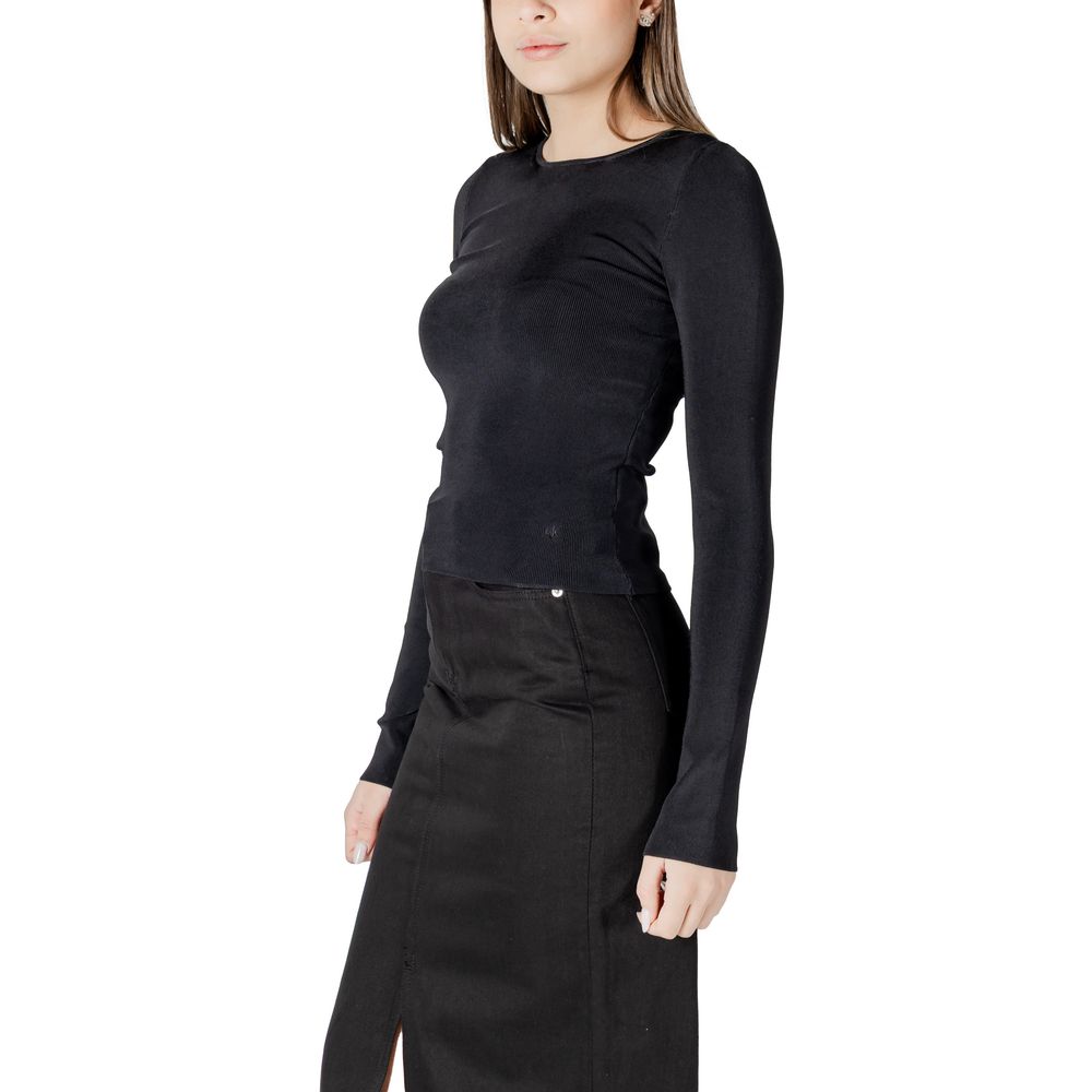 Calvin Klein Jeans Black Rayon Shirt
