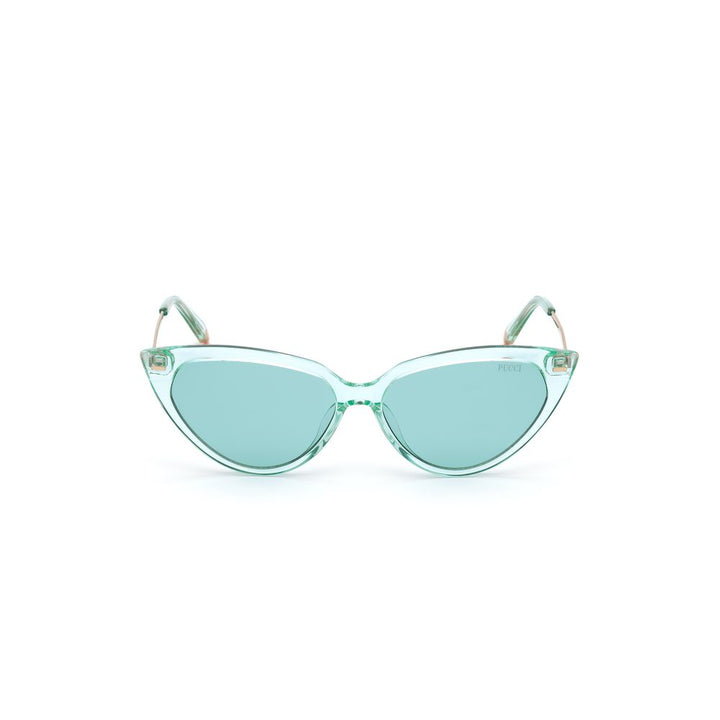 Emilio Pucci Brown Acetate Sunglasses