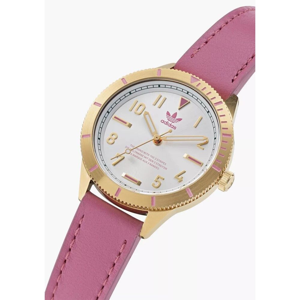 Adidas Multicolor Leather Dress Watch
