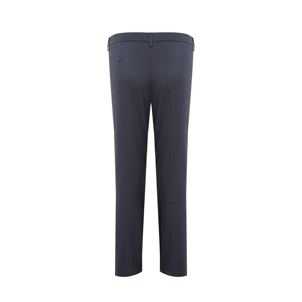 Lardini Blue Linen Casual Pants