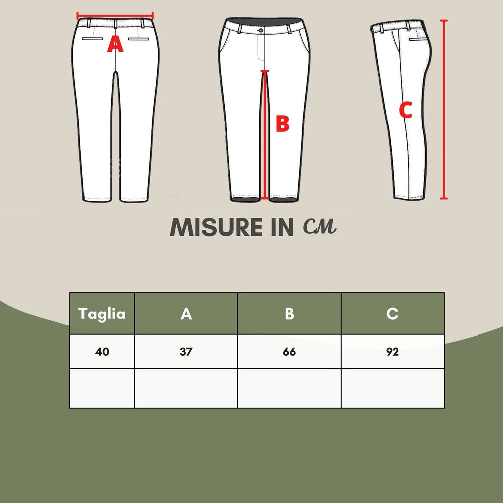 Lardini Blue Linen Casual Pants