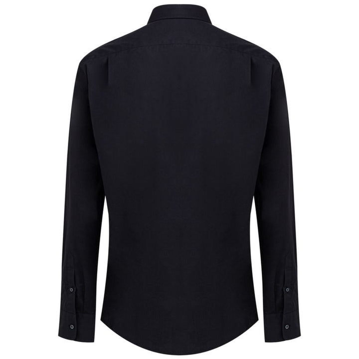Dolce & Gabbana Navy Blue Cotton Dress Shirt