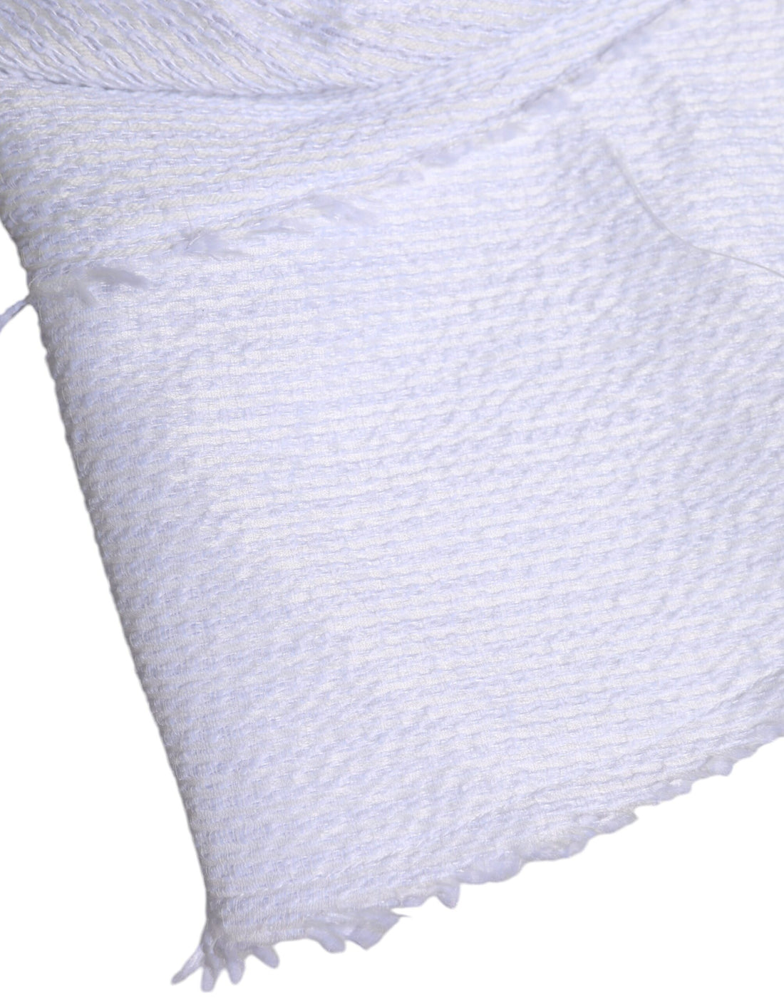 Dolce & Gabbana White Polyester Wide Brim Bucket Hat